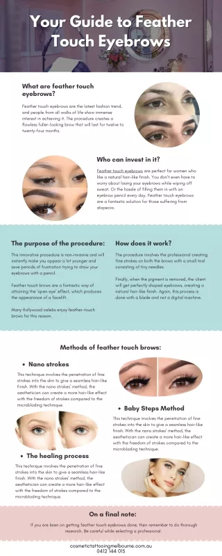 your guide to feather your guide to feather touch