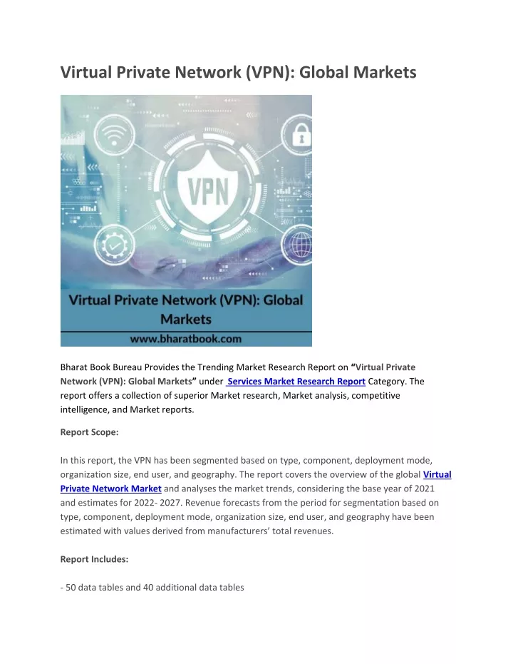 virtual private network vpn global markets