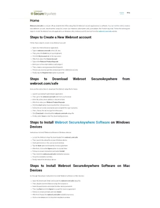 Webroot secureanywhere