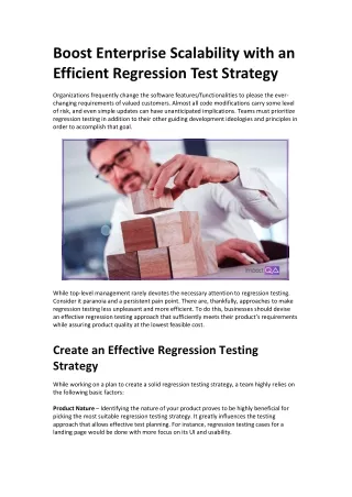 boost enterprise scalability with an efficient