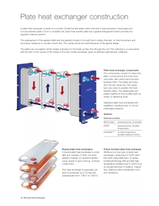 Plate Heat Exchangers