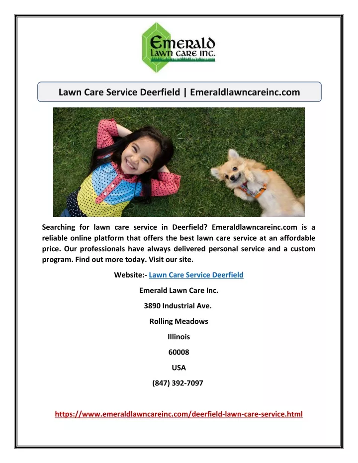 lawn care service deerfield emeraldlawncareinc com