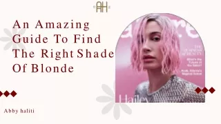 An Amazing Guide To Find The Right Shade Of Blonde