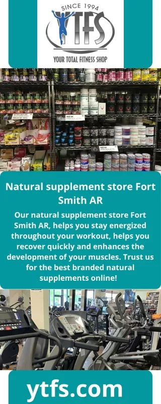 natural supplement store Fort Smith AR
