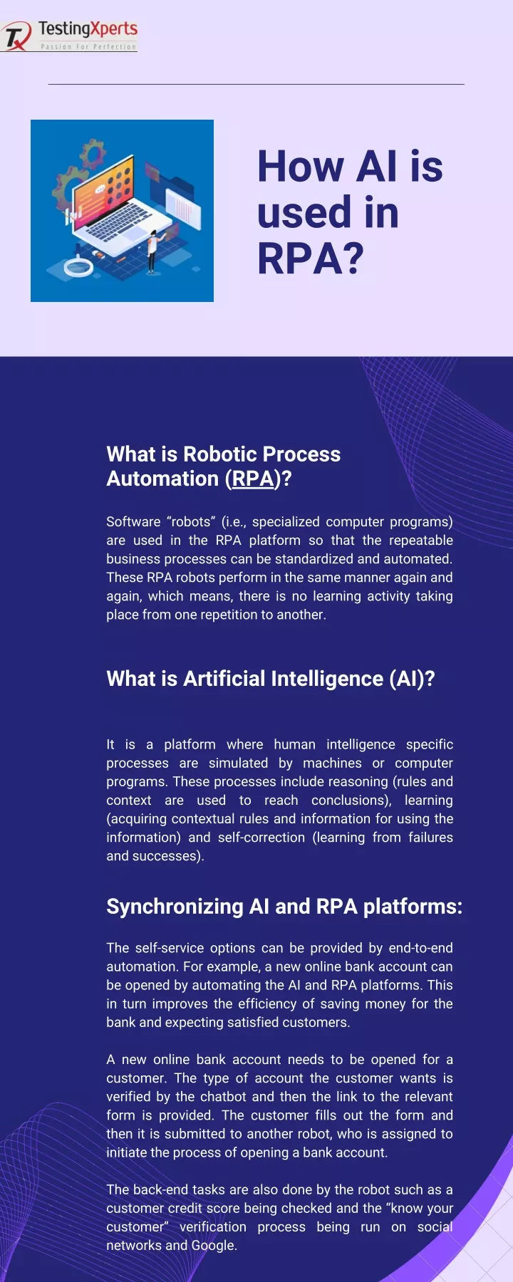 how ai is used in rpa