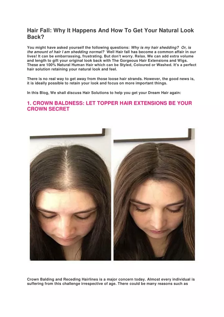 hair fall why it happens and how to get your