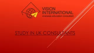Study in UK Consultants