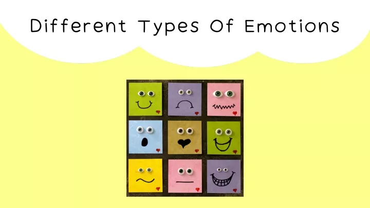 different types of emotions