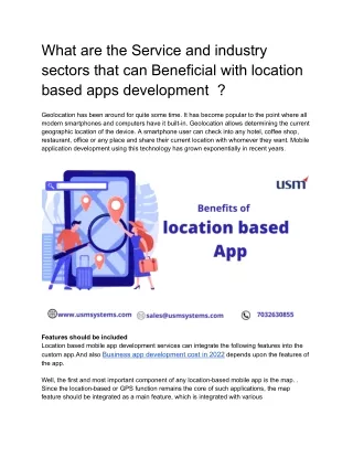 what are the service and industry sectors that