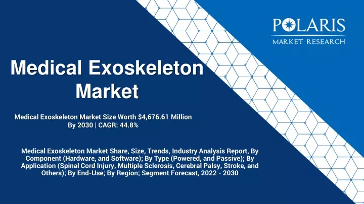 medical exoskeleton market size worth 4 676 61 million by 2030 cagr 44 8