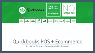 Quickbooks POS (Desktop)      eCommerce Integration