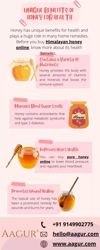 Unique Benefits Of Honey For Health