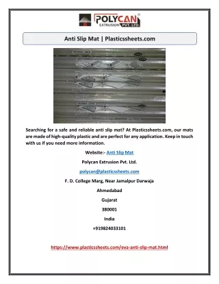 anti slip mat plasticssheets com