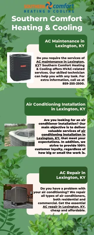 Air Conditioning Installation in Lexington, KY