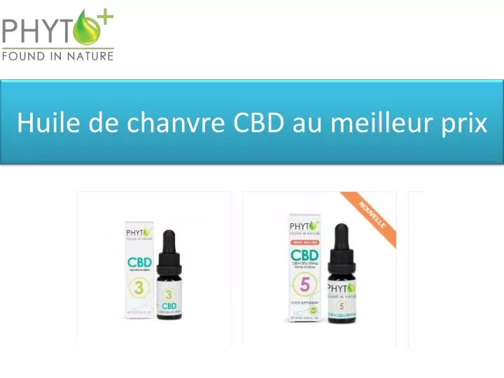 huile de chanvre cbd au meilleur prix