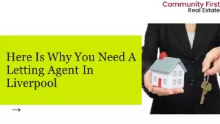 here is why you need a letting agent in liverpool