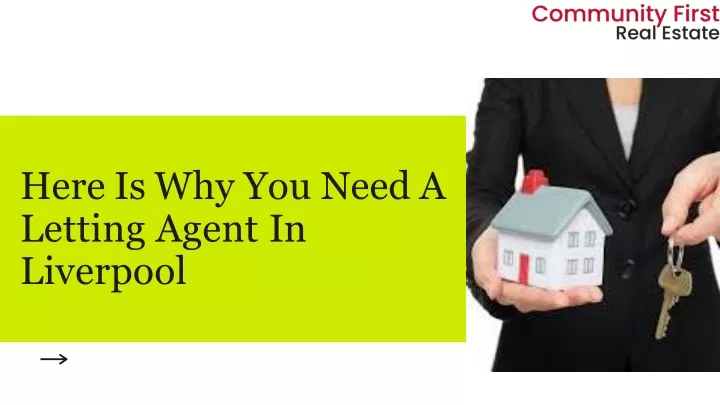 here is why you need a letting agent in liverpool