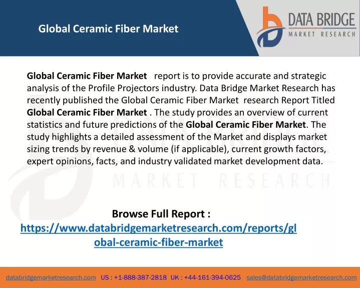 global ceramic fiber market