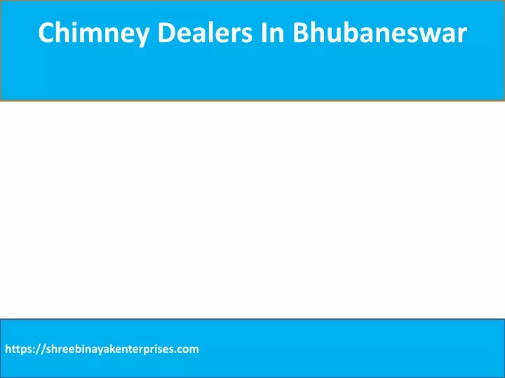 chimney dealers in bhubaneswar