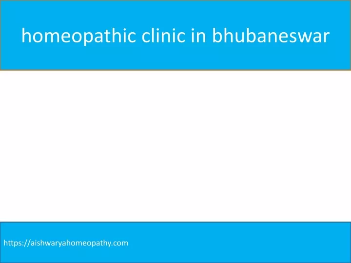 homeopathic clinic in bhubaneswar