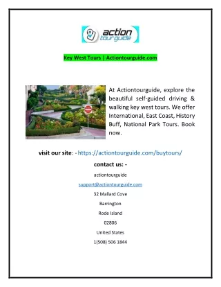 key west tours actiontourguide com