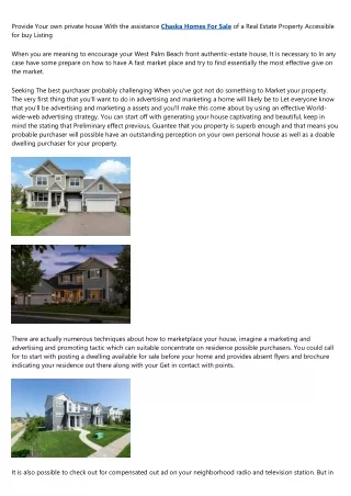 Why You Should Spend More Time Thinking About Chaska Homes For Sale