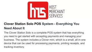 clover station solo pos system everything