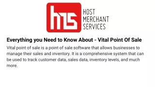 everything you need to know about vital point