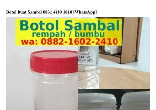 botol buat sambal 0831 4180 1810 whatsapp
