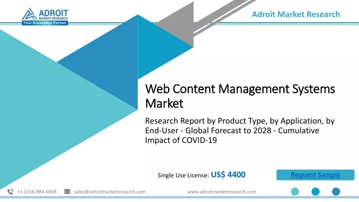web content management systems market
