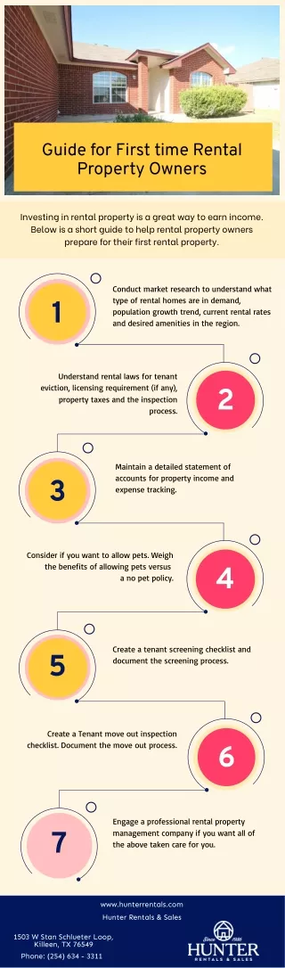 guide for first time rental property owners