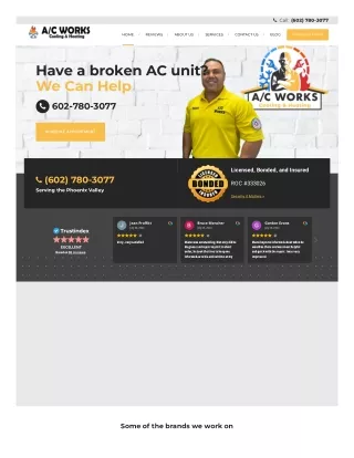 AC Works: Local Licensed HVAC Service & Repair 602 780 3077