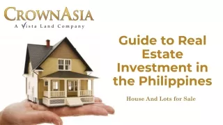 Guide to Real Estate Investment in the Philippines
