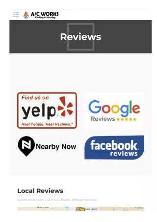 AC Works: Local AC Repair Reviews. Licensed and Insured 602 780 3077