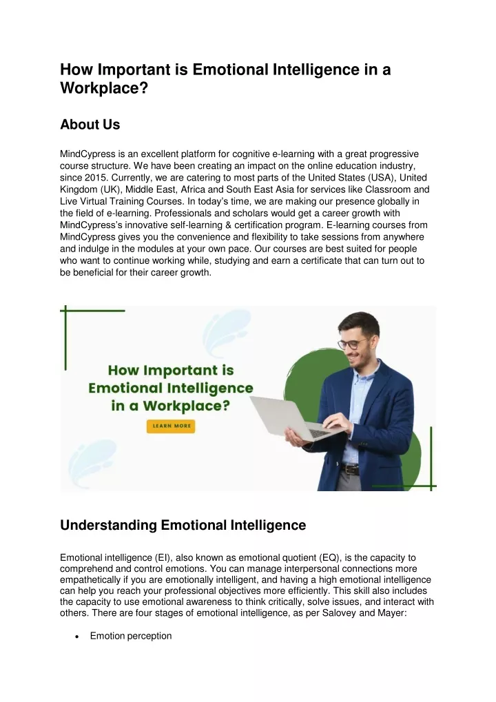 how important is emotional intelligence