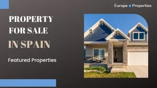 Property for sale in Spain | Europe Properties