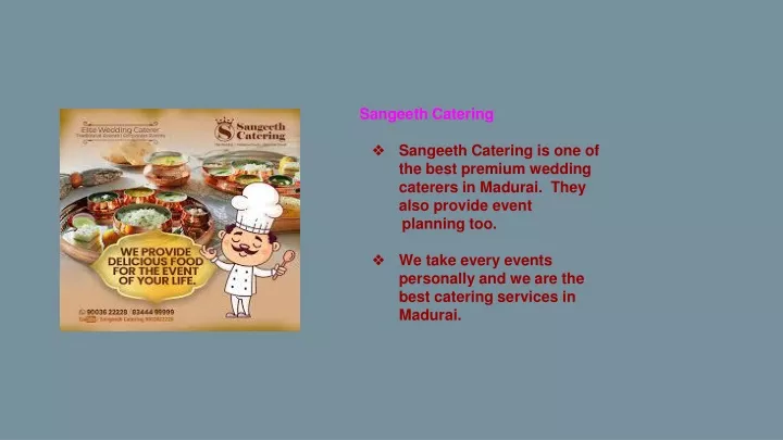 sangeeth catering sangeeth catering