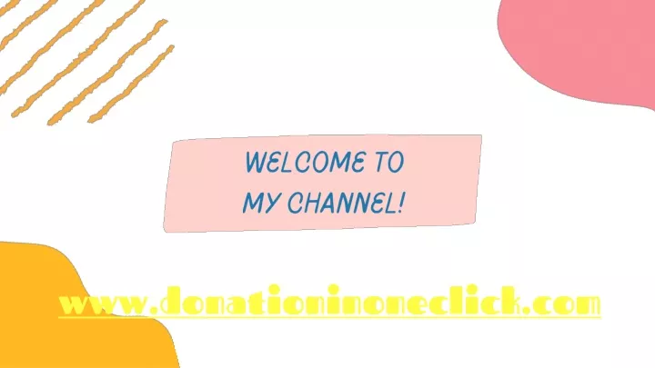 welcome to my channel