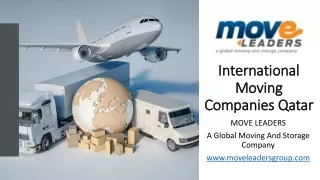 International Moving Companies Qatar​