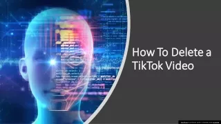 how to delete tiktok vedio