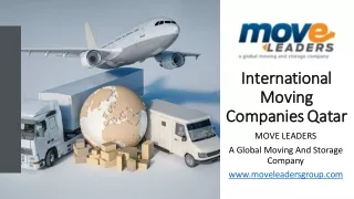 International Moving Companies Qatar​