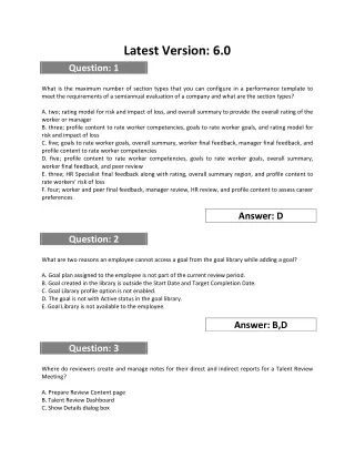 latest version 6 0