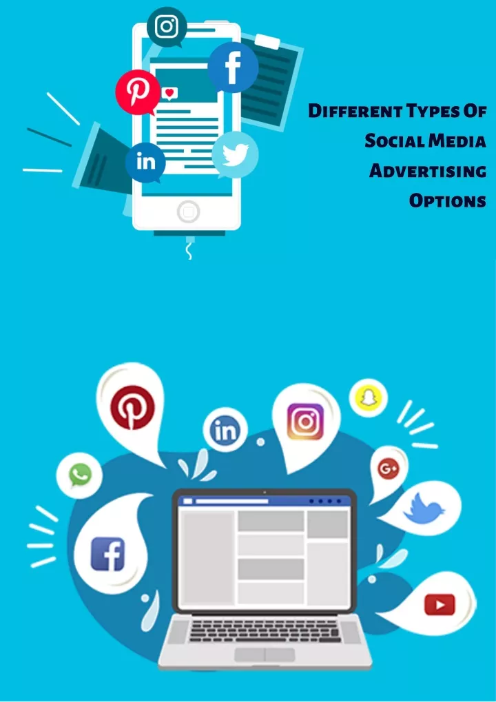 different types of social media advertising