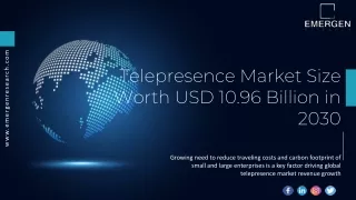 telepresence market size worth usd 10 96 billion