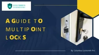 A Guide To Multipoint Locks