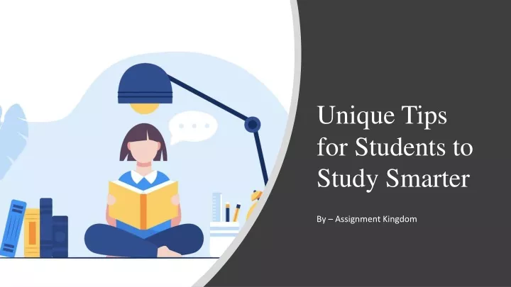 unique tips for students to study smarter