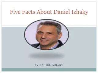 Five Facts About Daniel Izhaky