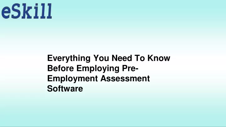 everything you need to know before employing