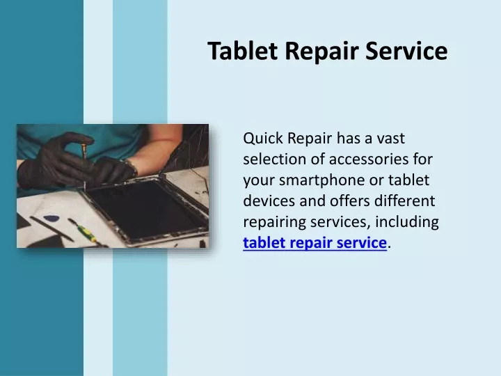 tablet repair service