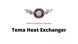 Tema Heat Exchanger